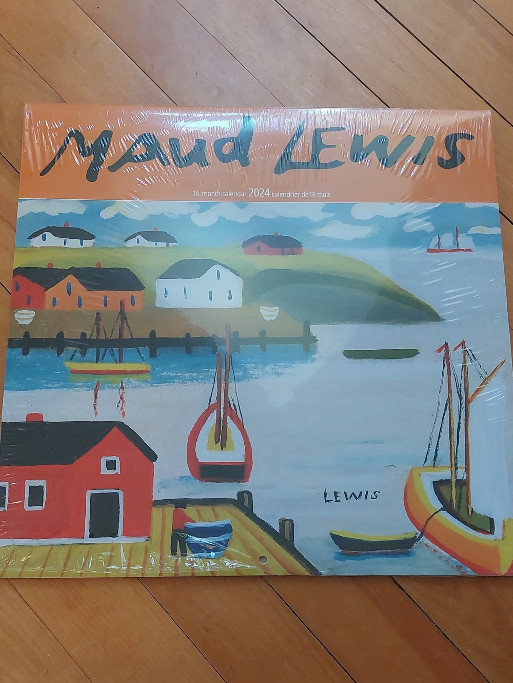 Sealed 2024 Maud Lewis Wall Calendar - Canadian Folk Art Prints
